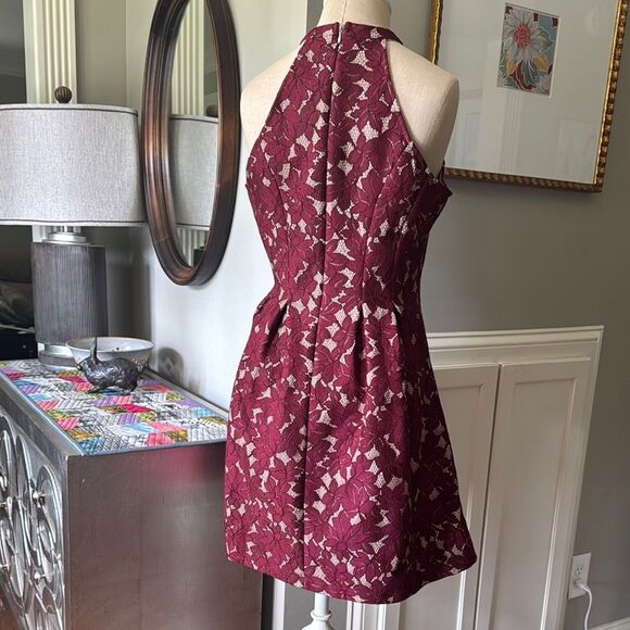 Altar'd State Halter Mini Dress sz M - Picture 4 of 9